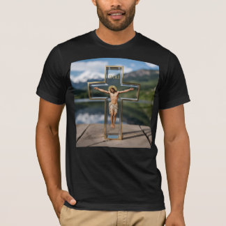 T-shirt Cruz transparente INRI