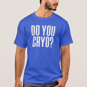 T-shirt Cryo ? Bain de glace Thérapie à froid Cryothérapie