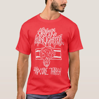 T-shirt Cryptic Slaughter vintage noir et blanc
