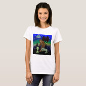 T-shirt Cryptid Big Foot Alien Mothman UFO Chupacabra (Devant entier)