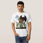 T-shirt Cryptid Big Foot Alien Mothman UFO Chupacabra (Devant entier)