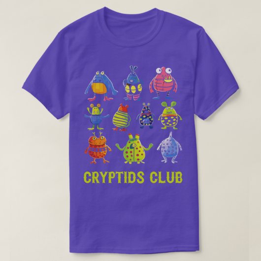 T-shirt Cryptids Club (Design devant)