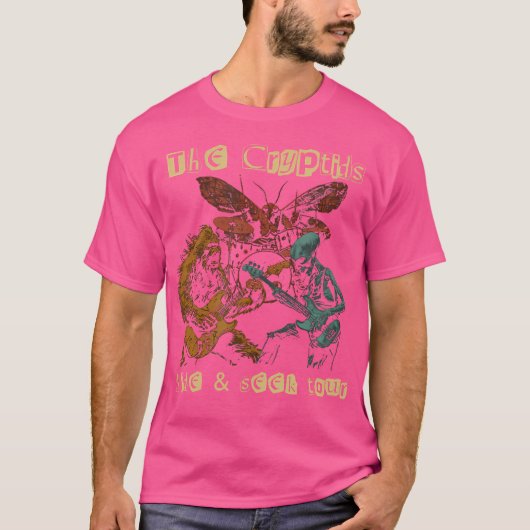 T-shirt Cryptids Hide Seek Tour Cryptidbigfoot Mothma (Devant)