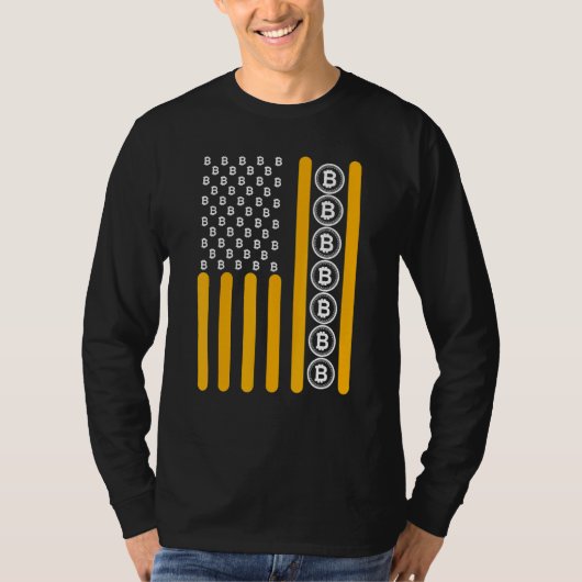 T-shirt Crypto Bitcoin Cryptomonnaie Blockchain Hodl Drape (Devant)