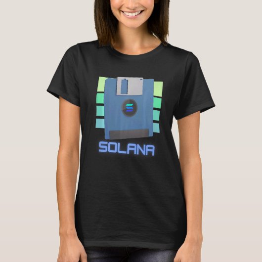 T-shirt Crypto Blockchain Solana Web 3 Décentralisé Crypto (Devant)