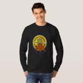 T-shirt Crypto Bull Bitcoin Continue À Monter Comme Le Sol (Devant entier)