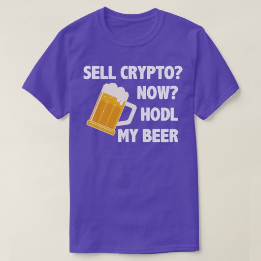 T-shirt Crypto Crypto Bitcoin Drôle Hodl (Design devant)