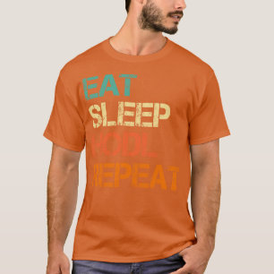 T-shirt Crypto Crypto Bitcoin Drôle Manger Drôle Dormir HO
