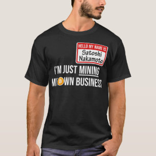T-shirt Crypto Crypto Bitcoin Funny Hodl Satoshi N