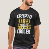 T-shirt Crypto Dad Cryptocurrency Blockchain Trader Best D (Devant)
