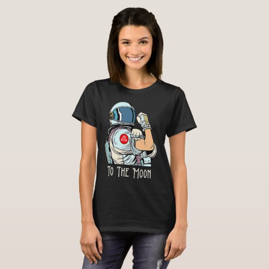T-shirt Crypto Devise Talk Link Fun Tron TRX Nous pouvons (Devant entier)