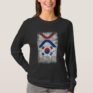 T-shirt Crypto Devise - XRP Cryptodevise - Drapeau coréen