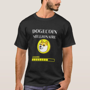 T-shirt Crypto Dogecoin Millionaire Chargement Cryptomonna