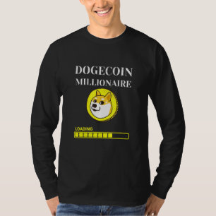 T-shirt Crypto Dogecoin Millionaire Chargement Cryptomonna