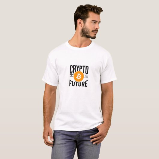 T-shirt Crypto est la future crypto Bitcoin BTC (Devant entier)