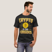 T-shirt Crypto Est Pour Les Vierges (Devant entier)