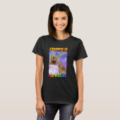 T-shirt Crypto Est Pour Virgins Capybara (Devant entier)