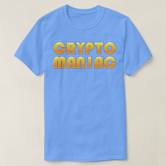 T-shirt Crypto Maniac (Design devant)