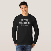 T-shirt Crypto Millionaire Bitcoin Établi N'Importe Quel J (Devant entier)
