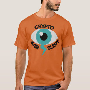 T-shirt Crypto ne dort jamais 3