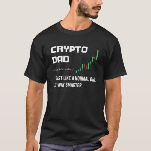 T-shirt Crypto Papa Définition Investir CryptoCurrency Inv