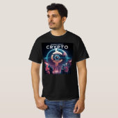 T-shirt Crypto Planète Noir (Devant entier)