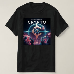 T-shirt Crypto Planète Noir