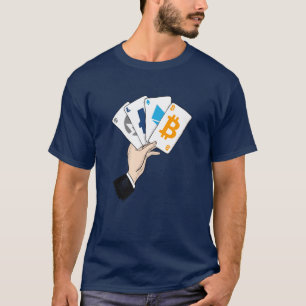 T-shirt Crypto Poker couleur main