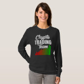 T-shirt Crypto Trader Équipe Commerce Cryptos (Devant entier)