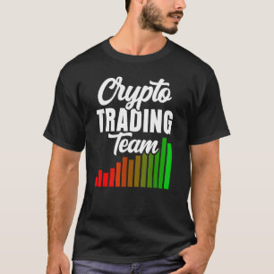 T-shirt Crypto Trader Équipe Commerce Cryptos