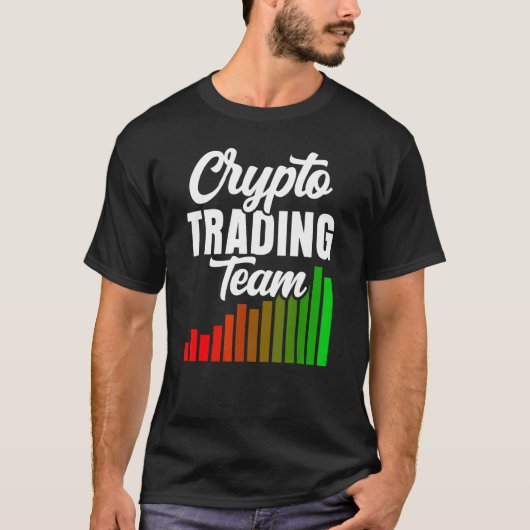 T-shirt Crypto Trader Équipe Commerce Cryptos (Devant)