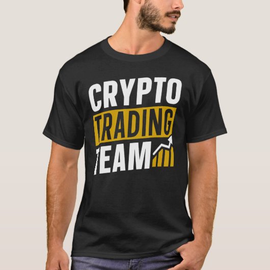 T-shirt Crypto Trader Équipe Trader Commerce Cryptos (Devant)