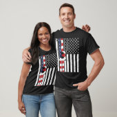 T-shirt Crypto USA Drapeau Bitcoin Crypto Tr (Unisexe)