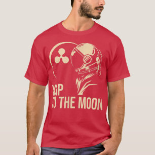 T-shirt Crypto XRP Ripple to the Moon Internet Money Astro