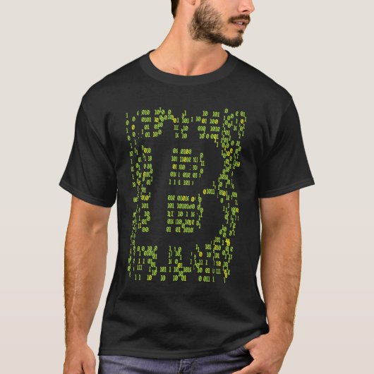 T-shirt Cryptocurrency Bitcoin (Devant)