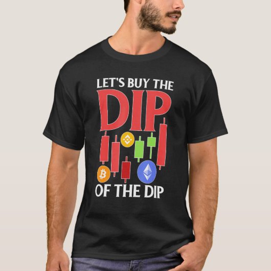 T-shirt Cryptodevise Achetons Le Dip Du Dip (Devant)
