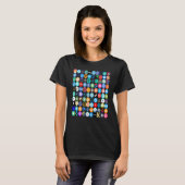 T-shirt Cryptographie de cryptomonnaie Blockchain (Devant entier)