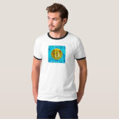 T-shirt Cryptomonnaie Bitcoin & Chip (Devant entier)