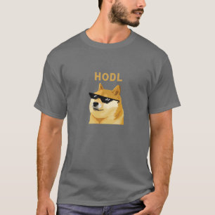 T-shirt Cryptomonnaie HODL Dogecoin