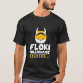 T-shirt Cryptomonnaie Hommes Femmes Floki Crypto Million (Devant)
