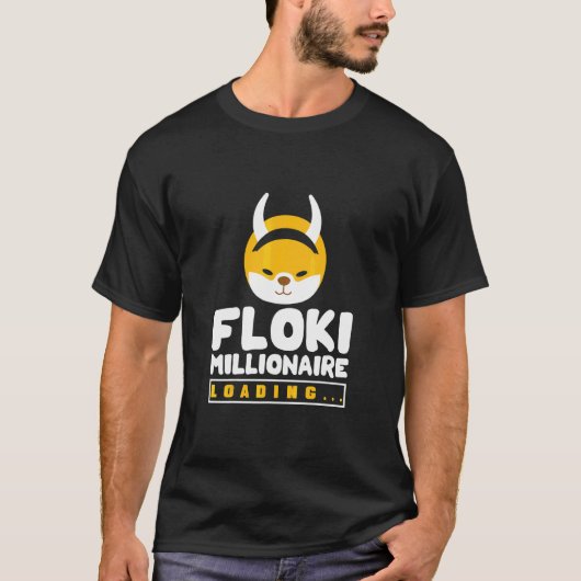 T-shirt Cryptomonnaie Hommes Femmes Floki Crypto Million (Devant)