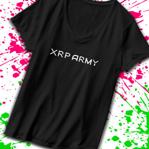 T-shirt Cryptomonnaie Mème XRP Army Quote Hodl Crypto