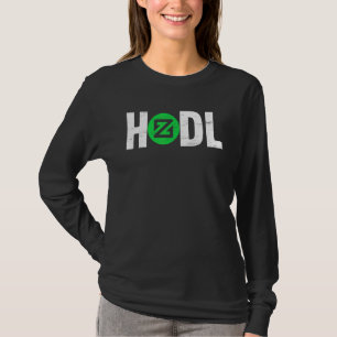 T-shirt Cryptomonnaie pour hommes et femmes Zilliqa Hodl Z