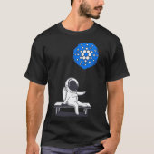T-shirt Cryptomonnaie Talk Cardano ADA Hodl Moon Astron (Devant)