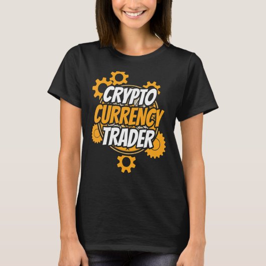 T-shirt Cryptomonnaie Trader Commerce Cryptos Crypto Tradi (Devant)