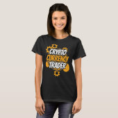 T-shirt Cryptomonnaie Trader Commerce Cryptos Crypto Tradi (Devant entier)