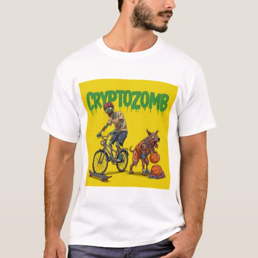 T-SHIRT CRYPTOZOMB (Devant)