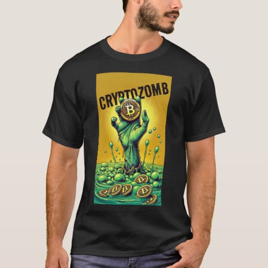 T-SHIRT CRYPTOZOMB (Devant)