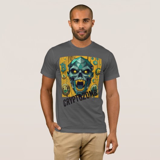 T-SHIRT CRYPTOZOMB (Devant entier)