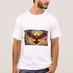 T-shirt Crystal Eagle Collection - Style Visionnaire, Sans